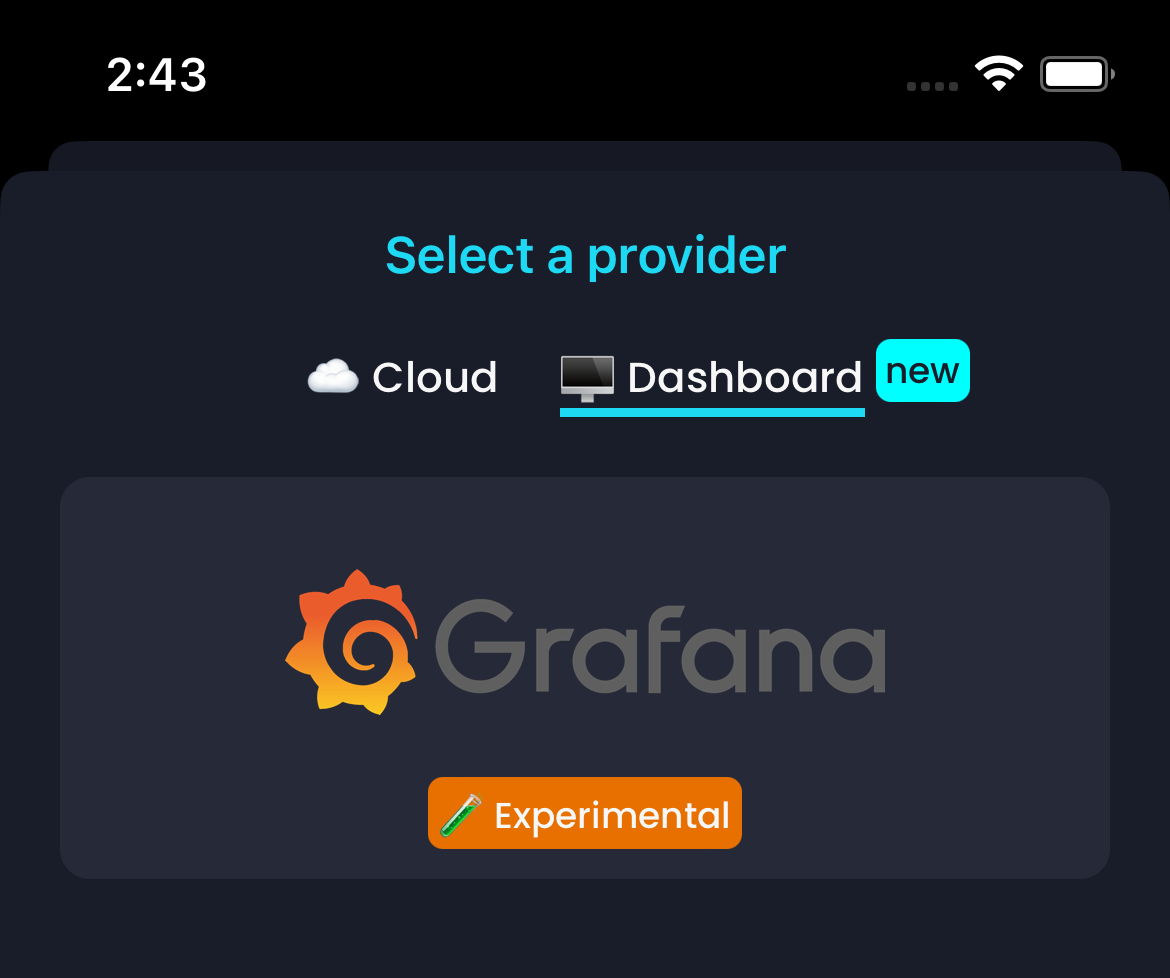 Connect your Grafana account
