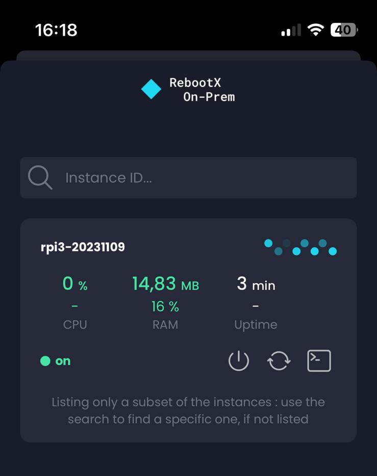 RebootX On-Prem with a Raspberry Pi